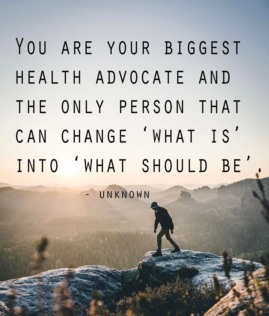 Stand up and advocate for youself….